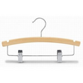 12" Children's Arched Wood Combo Hanger